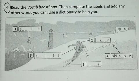 Read the words and label the pictures