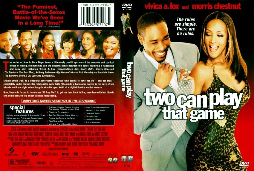 Two can Play that game 2001. 2 Can Play that game 2007. Hits and exit wounds. Two can Play that game, it’s in the tags movie.