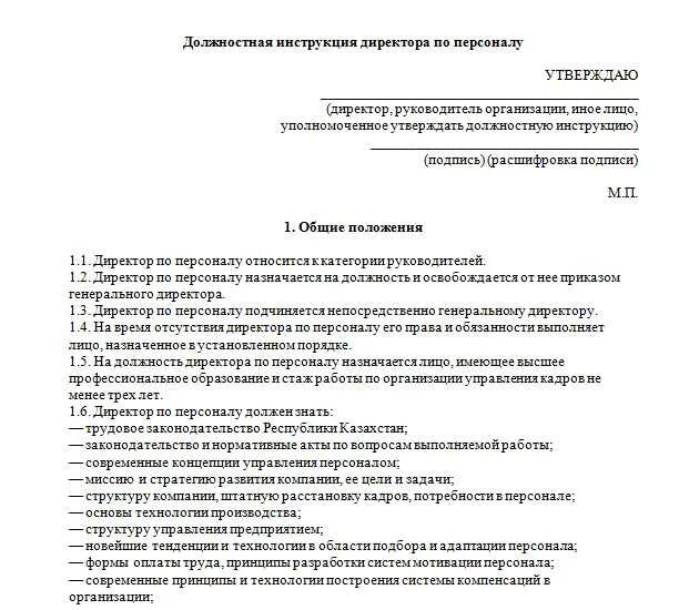 Должностная начальника учреждения. Должностная инструкция руководитель по персоналу. Должностная инструкция предприятия. Инструкция руководителя. Должностные инструкции сотрудников предприятия.