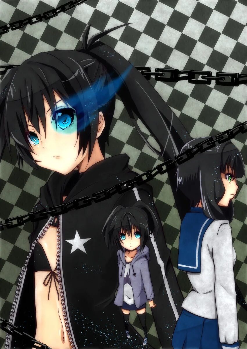 Курои. Black Rock Shooter мато Курои. Мато Курои плачет. Шидзуко Курои. Мато Курои и Рин.