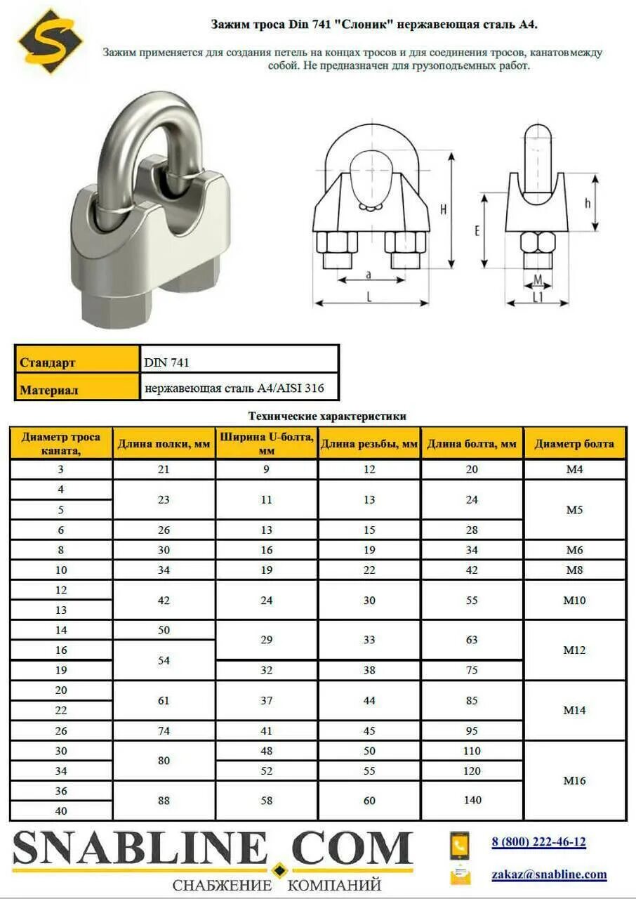 Зажим троса din741 5мм цинк. Зажим для троса с установочным винтом Art 814722 2 мм (нерж.) A4 (AISI 316). Зажим для троса 5 мм цинк din741 ширина u-болта. Din 741 зажим для каната ''Слоник'' оцинкованная сталь.. Зажим слоник