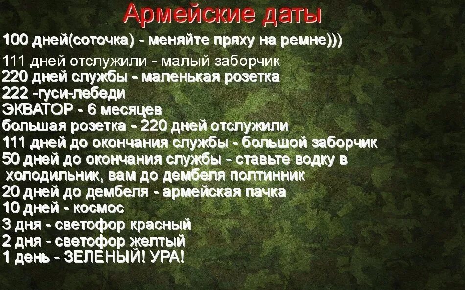 Даты службы в армии. Армейские даты. Календарь службы в армии. Даты в армии названия. Дмб сколько прошло