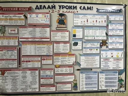 Плакат делай уроки сам
