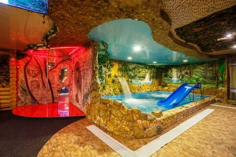 Сауна с бассейном для семьи детьми
