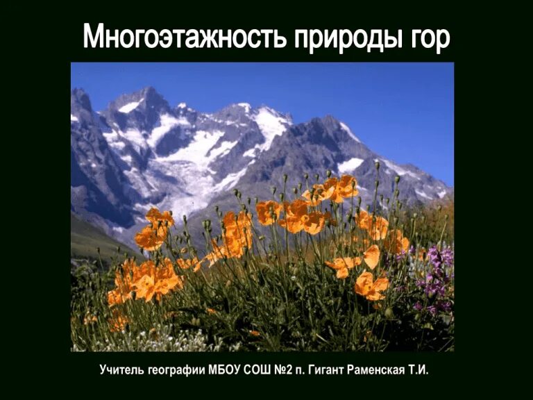 Многоэтажность природы гор. Многоэтажность природы гор 8 класс география. Многоэтажность природы гор . Человек и природа. Многоэтажность природных гор презентация.