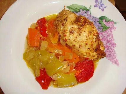 Как приготовить грудку с овощами в духовке
