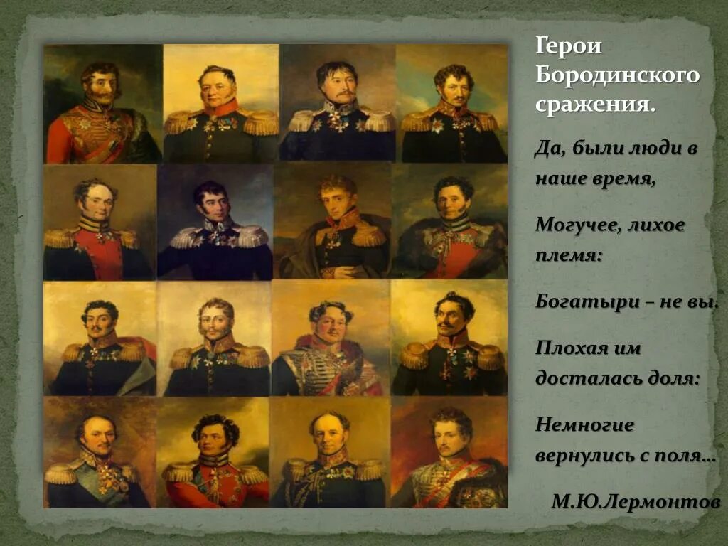 Герои Бородинского сражения 1812. Герои Бородинской битвы 1812. Бородинское сражение 1812 военачальники. Полководцы 1812 года Бородино. Главные участники истории это люди и время