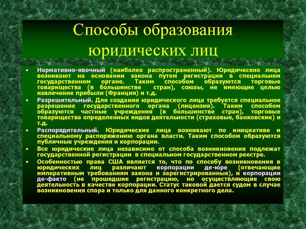 Способы создания юридических. Способы и порядок образования юридических лиц. способы создания юридических лиц. порядок образования юридического лица. способы возникновения юридических лиц.