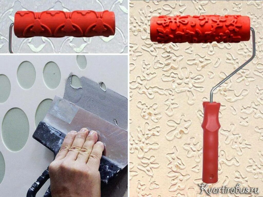 С помощью шпателя