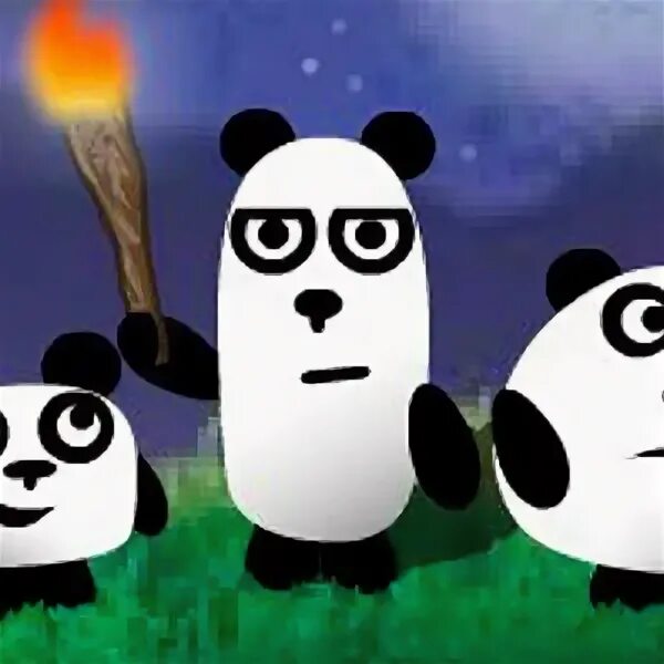 3 pandas 2 night