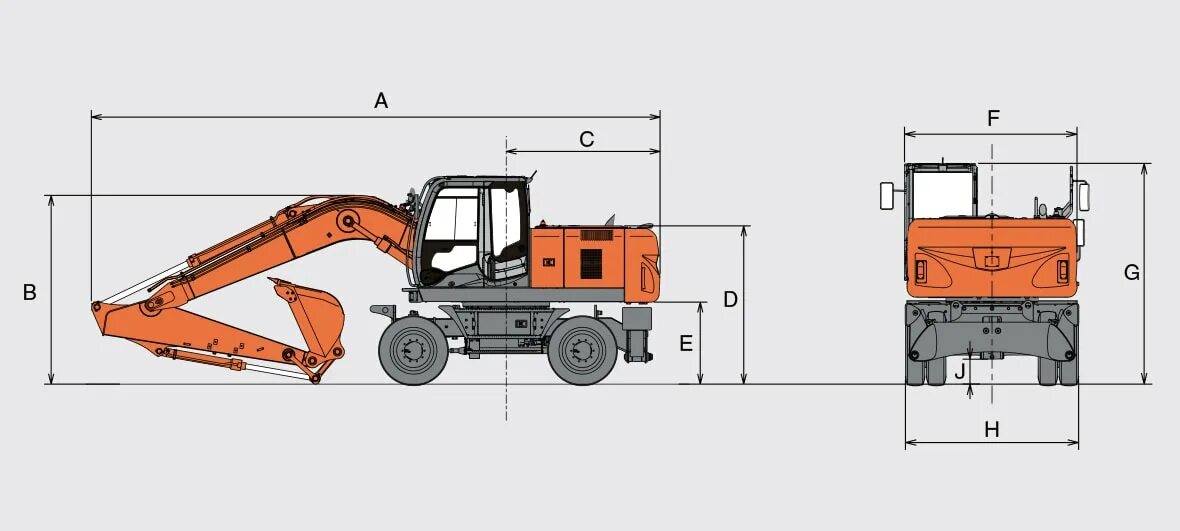 Аутригер экскаватора. Колесный экскаватор Hitachi zx170w-5a. Экскаватор Хитачи 170 колесный. Экскаватор Хитачи 180 габариты. Хитачи 200 экскаватор габариты.