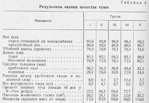 Живой вес сколько мясо