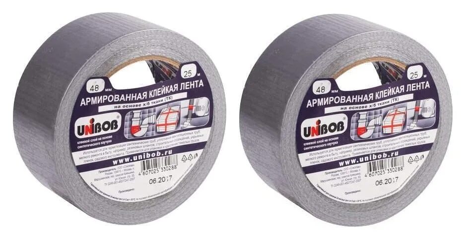 Армирующие ленты unibob. Unibob скотч армированный.