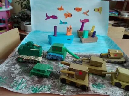 Поделки детские техники