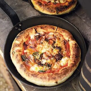 Пицца на сковороде рецепт ложками