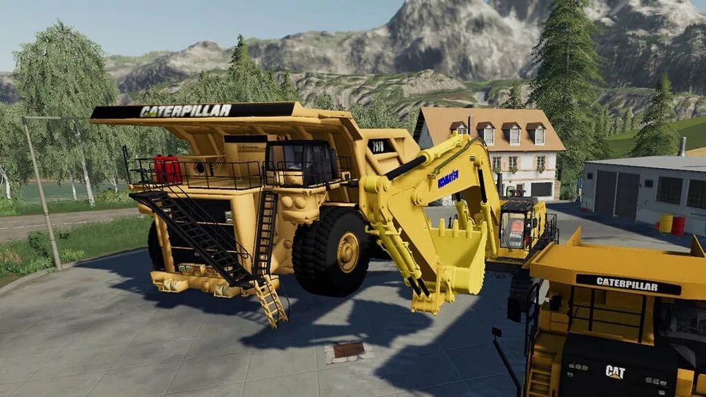 Мод на карьер фс 19. Caterpillar 797b fs_2017. белаз для фс 19. fs 17 cat 6015 b. фс19 моды liebherr.
