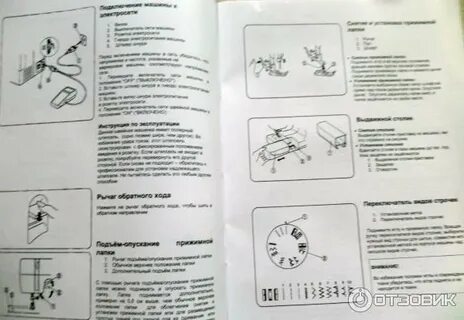 Швейная машинка комфорт инструкция по применению
