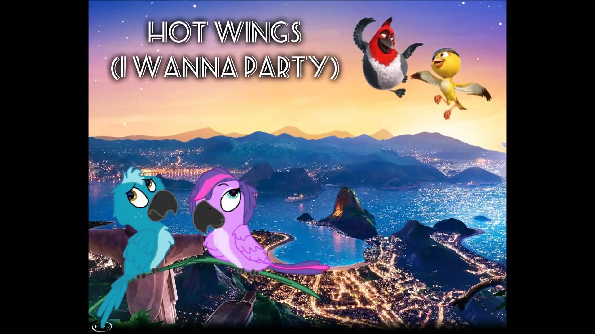 Hot Wings i wanna Party. Рио i wanna Party. Рио песня. Rio hot Wings i wanna Party.