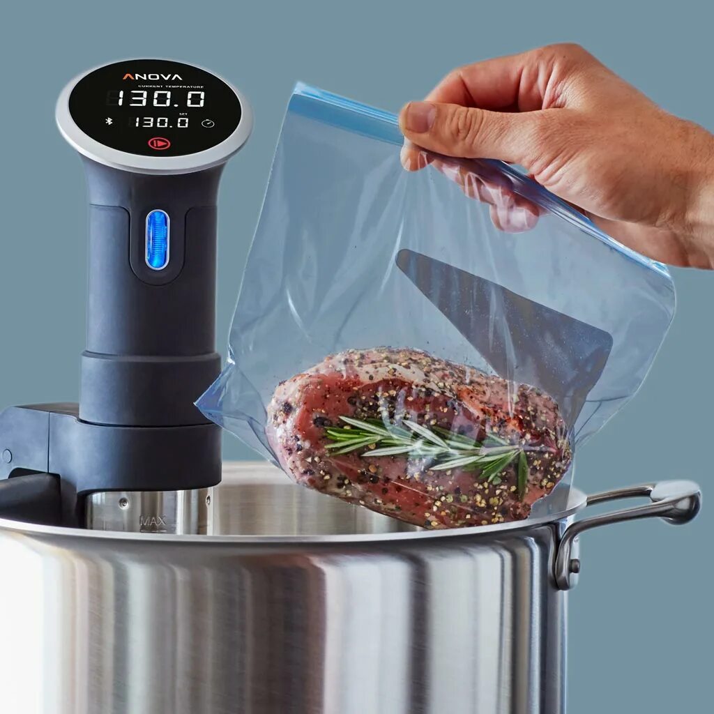 Вакуумная технология (sous-vide — Су-вид). Технология приготовления sous-vide. Су вид (sous vide). Аппарат sous-vide погружной sv805.