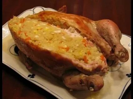 Вкусный рецепт фаршированной курицы