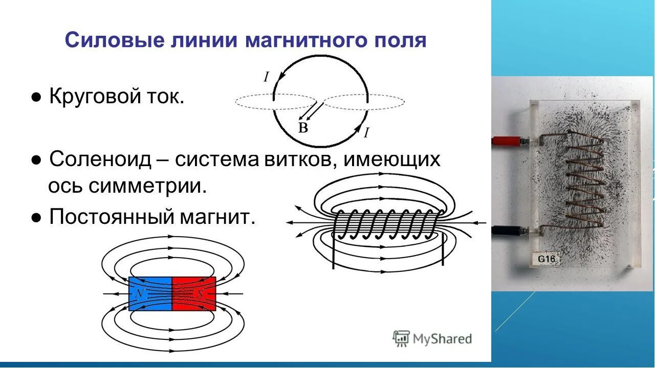 Магнитное поле катушки с током опыт. Магнитные силовые линии постоянных магнитов. Линии индукции магнитного поля постоянного магнита. Магнитное поле кругового тока рисунок. Магнитное поле прямого тока и соленоида.