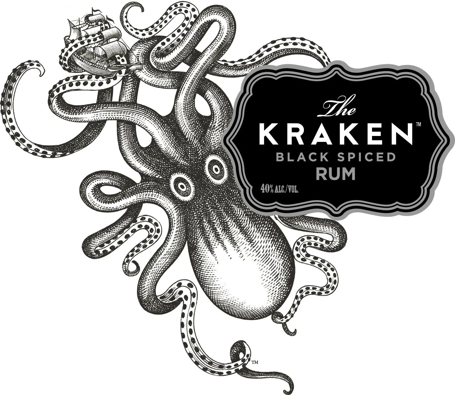 Kraken rum этикетка. Ром Kraken Black Spiced. Кракен логотип. Ром с осьминогом на бутылке. Кракен 11 сайт