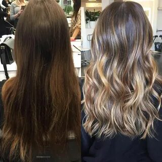 сложное окрашивание волос фото до и после