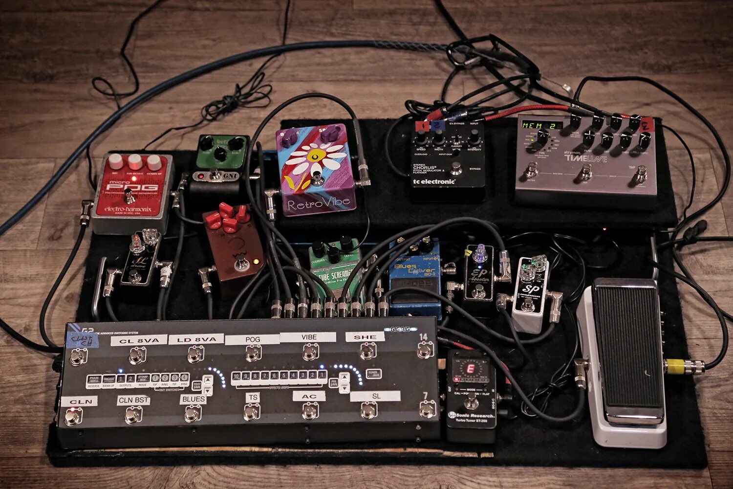 Примочки это. Педалборд Andy Timmons. Andy Timmons Pedalboard. Педалборд Маврина. Педалборд Yerasov.