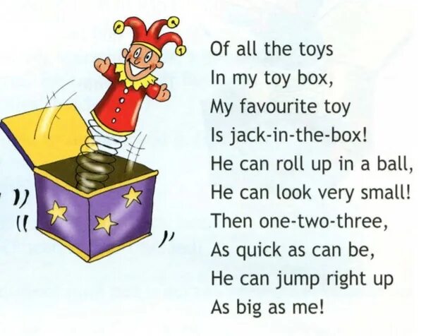 In my toy box i ve got. Toy Box английский. Jack in the Box Toy. Английское слово Jack- in- the- Box. My Toys английский.