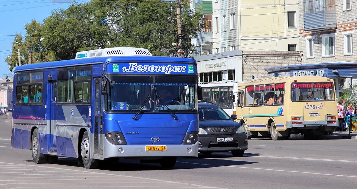 Автобусы белогорск амурская. Автобус Daewoo. Автобусы Белогорск. Автобус Дэу Благовещенск. Белогорск Хабаровск автобус.