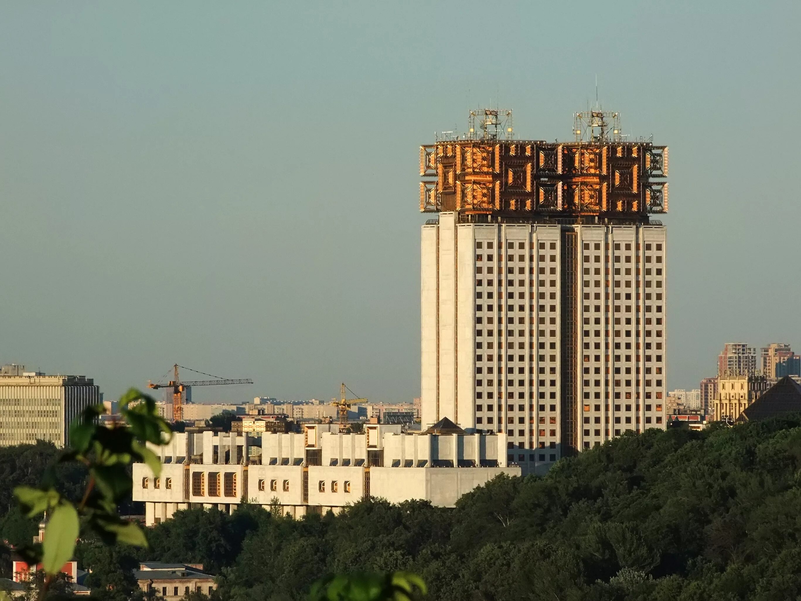 Brain building. Здание Президиума РАН на Воробьёвых горах. Российская Академия наук Москва. Золотые мозги РАН Москва. Высотка РАН Москва.