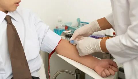 Taking blood