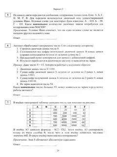 Диагностическая работа фгос