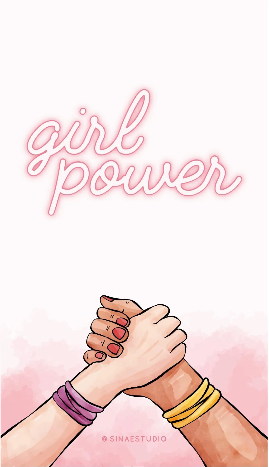 Картинка повер. Повер герл. Обои на телефон girl Power. Эстетика girl Power. Повер рисунок.