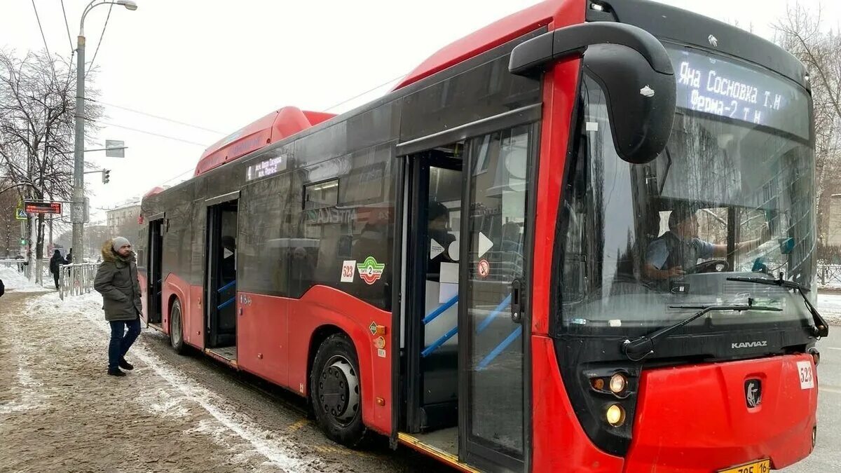 Краснобус Казань. Автобус. Транспорт Казани. Общественный транспорт Казани.