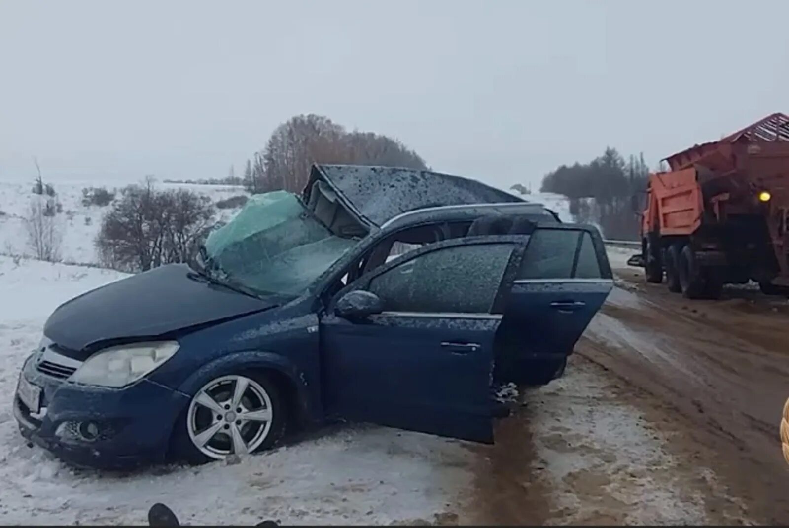 Авария на трассе Уфа Янаул. Аварии 23 декабря