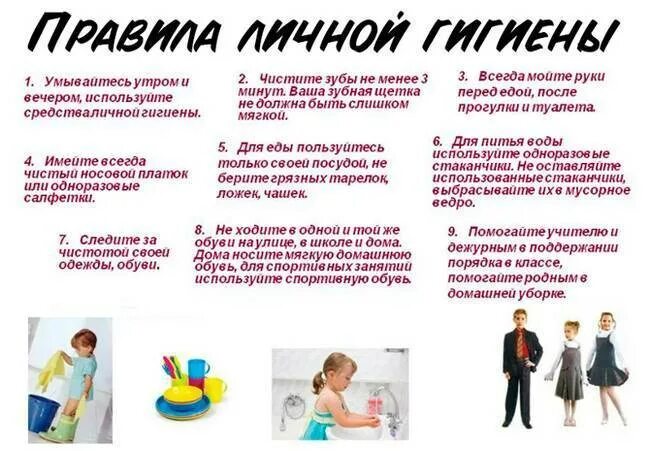 Правила личные гигмены. Помятна личная гигиена. Буклет личная гигиена малыша. Личная гигиена школьника. Гигиена памятка для детей.