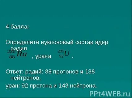 Ядро изотопа радия