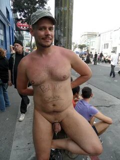 Naked in public gay - Slideshow gay public nudity. 