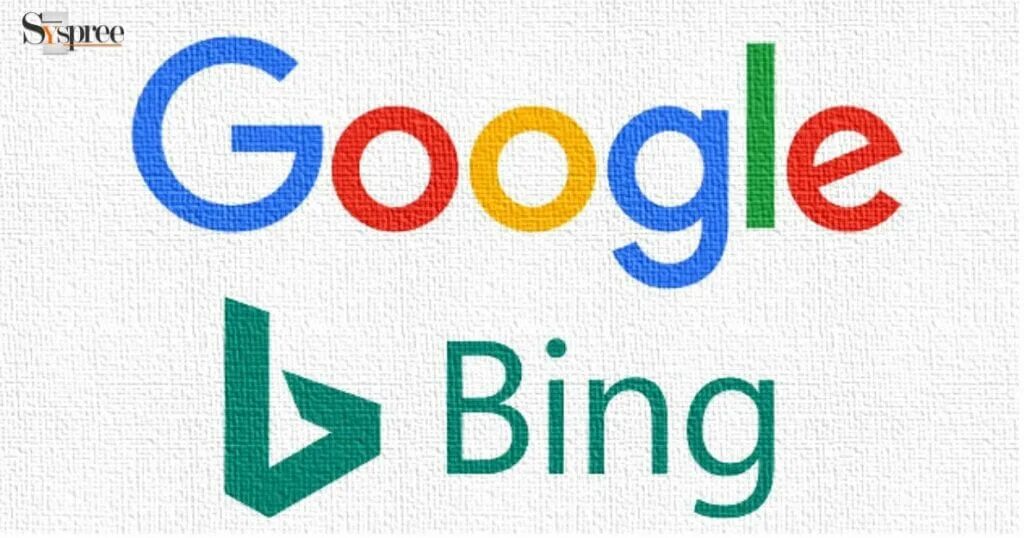 Google bing