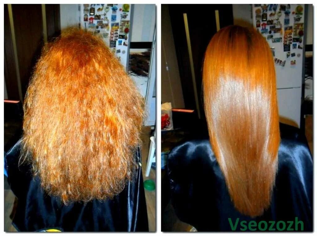 После ламинирования через сколько можно красить. Кератиновое выпрямление рыжих волос. Кератирование на рыжие волосы. Выпрямление волос до и после. Кератин на рыжие волосы.