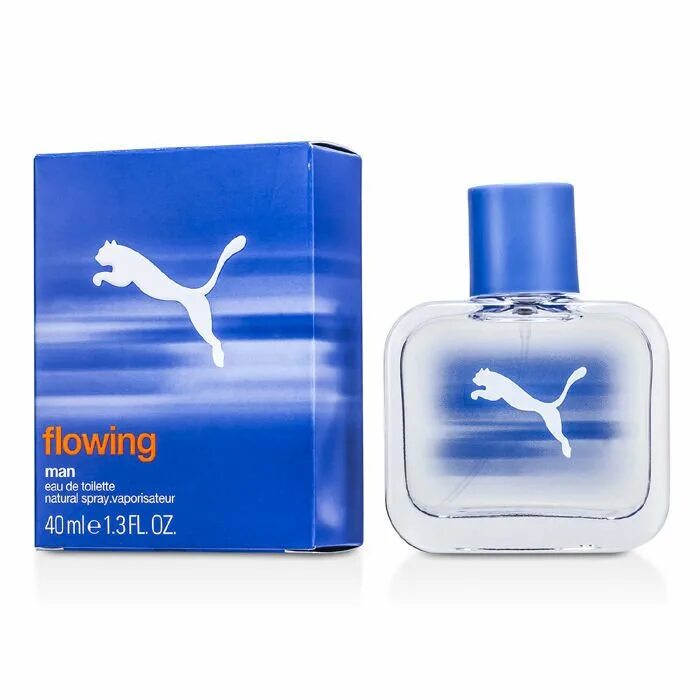 Духи Пума 75 мл Eau de Toilette Metropolitan. Puma flowing мужской. Туалетная вода Puma flowing man. Духи Пума мужские синие.