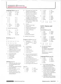 Решебник английский язык 3 workbook