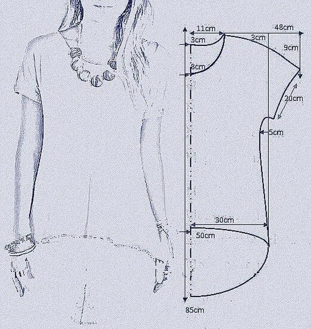 Выкройка футболки с цельнокроеным рукавом. Выкройка футболки с цельнокроеным рукавом для женщин. Выкройка туники. Лекала туники. Блузка короткий выкройка