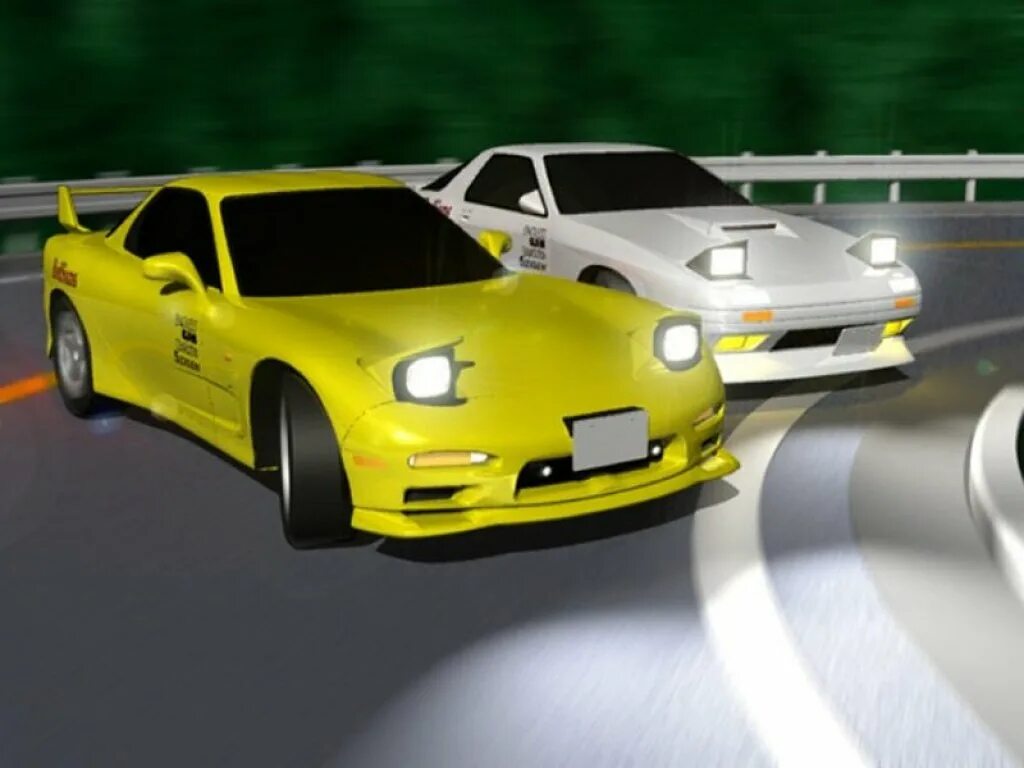 Как играть в желтую машину. Mazda rx7 FD initial d. Mazda rx7 initial d. Mazda RX 7 fd3s initial d. Mazda rx7 Такахаши Кейске.