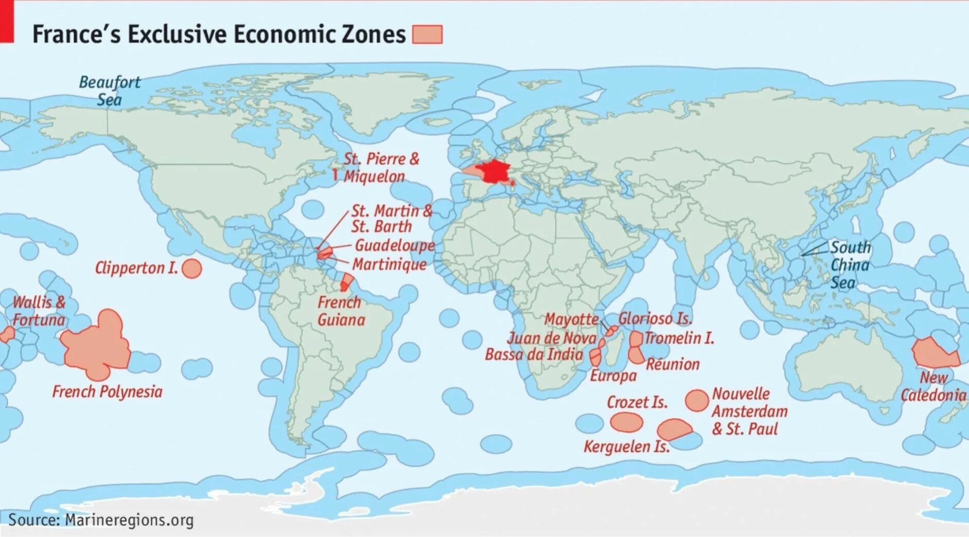 Чайна зона. Исключительная экономическая зона Франции. Исключительная экономическая зона России. Карта исключительных экономических зон. Территориальные воды.