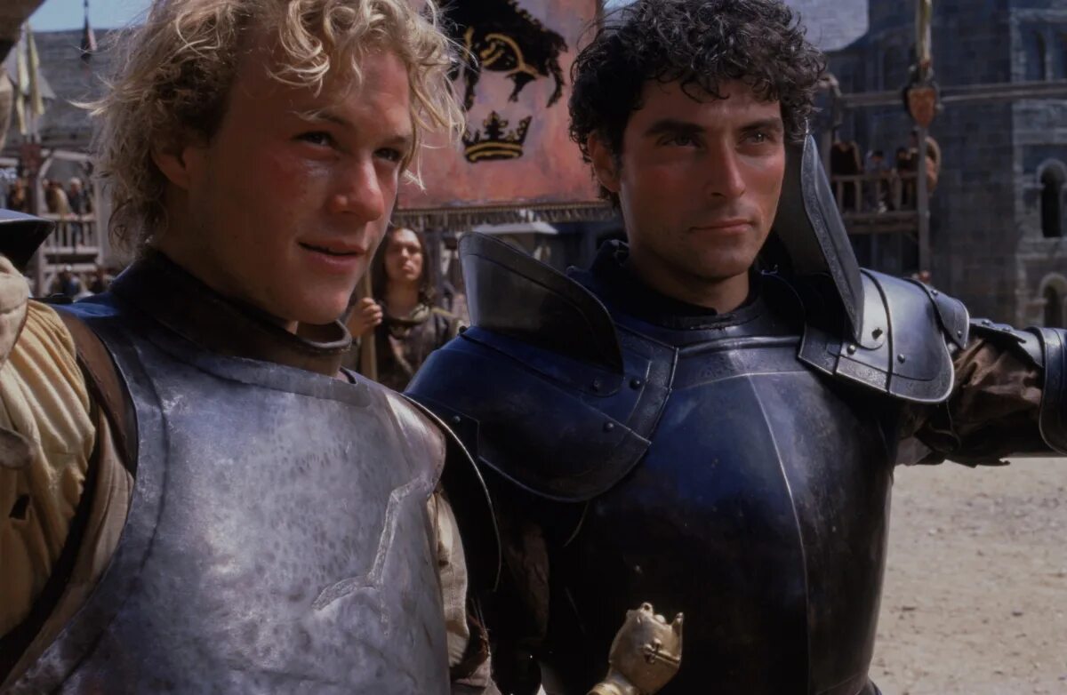 хит леджер рыцарь фильм. A knight's tale картер бёруэлл. руфус сьюэлл рыцарь.