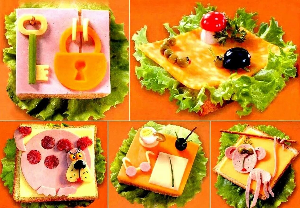 Что может приготовить ребенок. Оригинальные бутерброды для детей. Необычные бутерброды для детей. Бутерброды на детский стол. Украшение бутербродов.