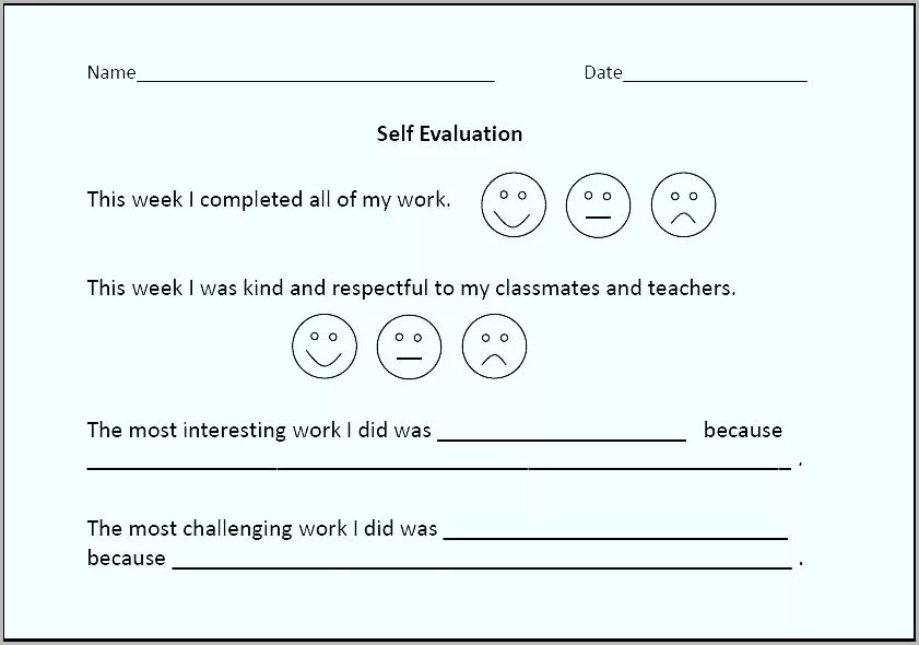 Evaluation activity. Sample activities. Course evaluation. Observation sheet for teachers. Evaluation list.