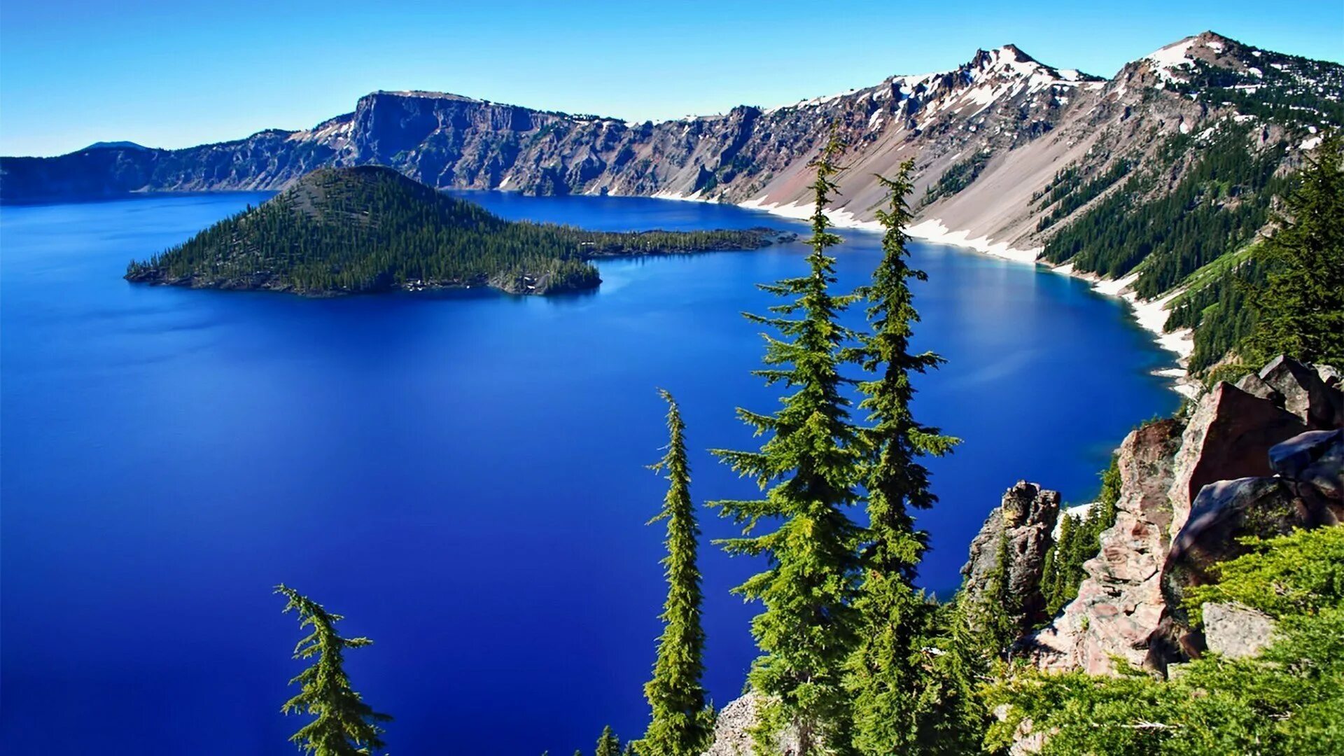 Самое пресноводное озеро северной америки. Озеро Крейтер, штат Орегон, США. Озеро Крейтер Орегон. Крейтер озеро в Северной Америке. Национальный парк озеро Крейте.